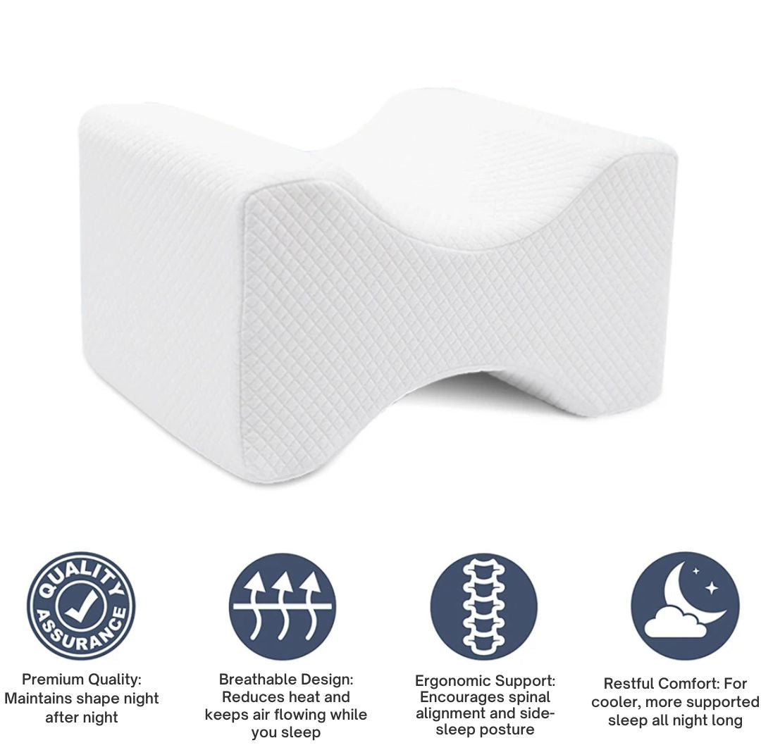 SpineReliev – Orthopedic Knee Pillow for Side Sleepers