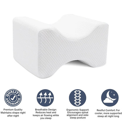 SpineReliev – Orthopedic Knee Pillow for Side Sleepers
