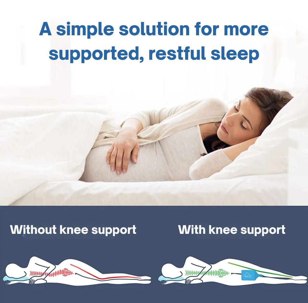 SpineReliev – Orthopedic Knee Pillow for Side Sleepers