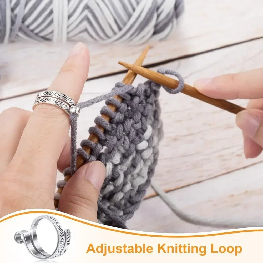 CozyTension – Adjustable Crochet Ring for Comfort